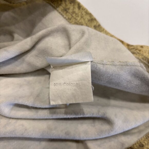 Large Cappopera Vintage T Shirt Scoop Neck Short Sleeve Cotton Soft Patterned - Picture 10 of 11